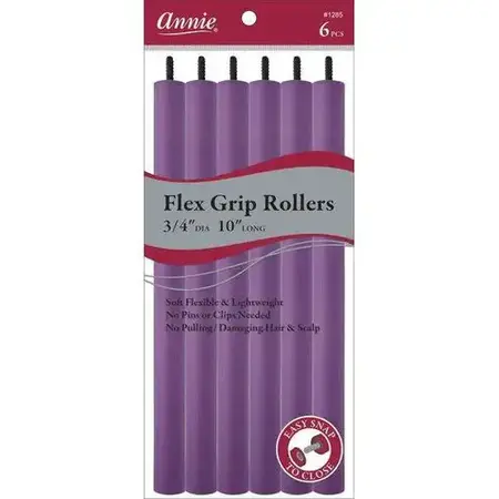 ANNIE FLEX GRIP ROLLERS 3/4" 10" 6 PCS