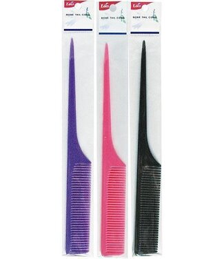EDEN BONE TAIL COMB ASSORT COLOR