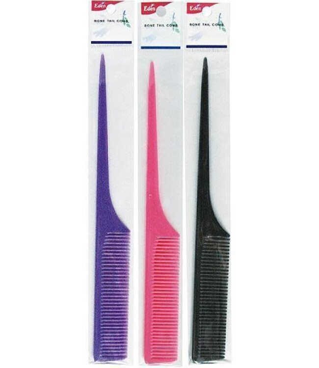 EDEN BONE TAIL COMB ASSORT COLOR