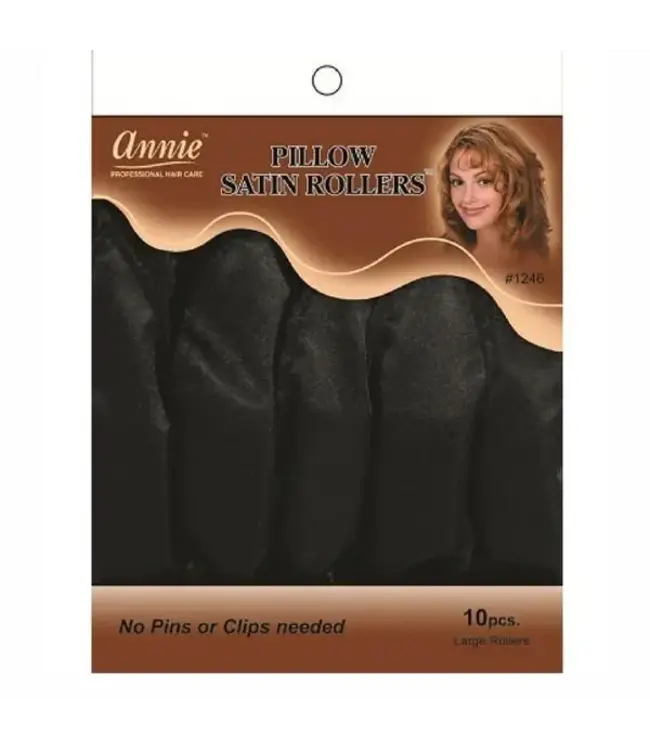 ANNIE PILLOW SATIN ROLLERS