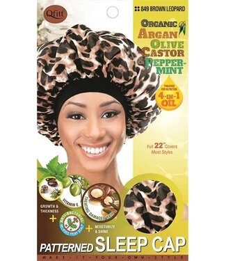 Q FIT PATTERNED SLEEP CAP 4-IN 1 OIL