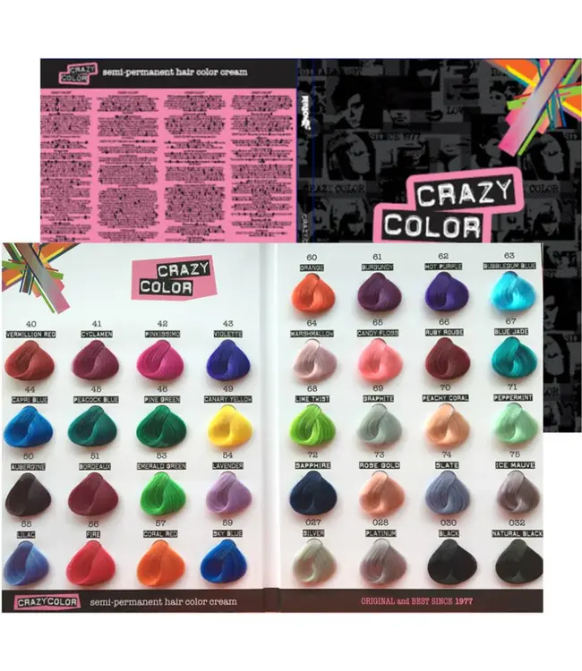CRAZY COLOR SEMI PERMANENT HAIR COLOR CREAM