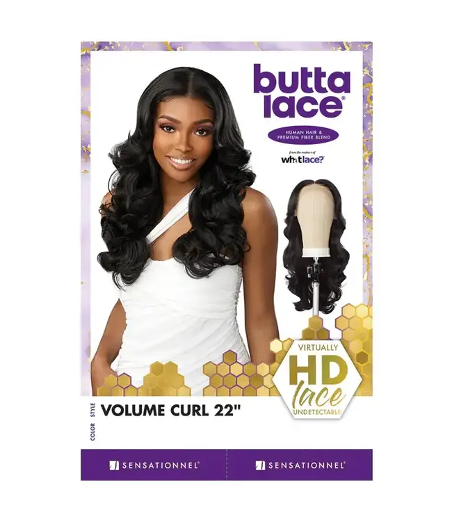 SENSATIONNEL BUTTA LACE VOLUME CURL 22" BAAYAGE LATTE