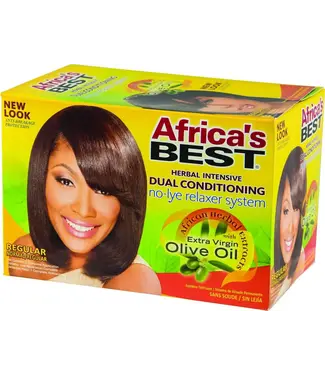 AFRICA'S BEST HERBAL INTENSIVE DUAL CONDITIONING NO-LYE RELAXER SYSTEM