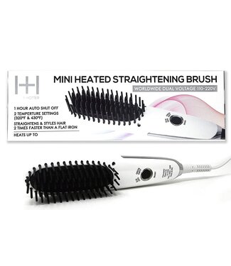 HOT & HOTTER MINI HEATED STRAIGHTENING BRUSH