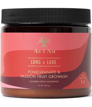AS I AM AS I AM LONG & LUXE POMEGRANATE & PASSION FRUIT GROWASH 16OZ