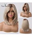 LAYERED BANGS SYNTHETIC WIG BLONDE
