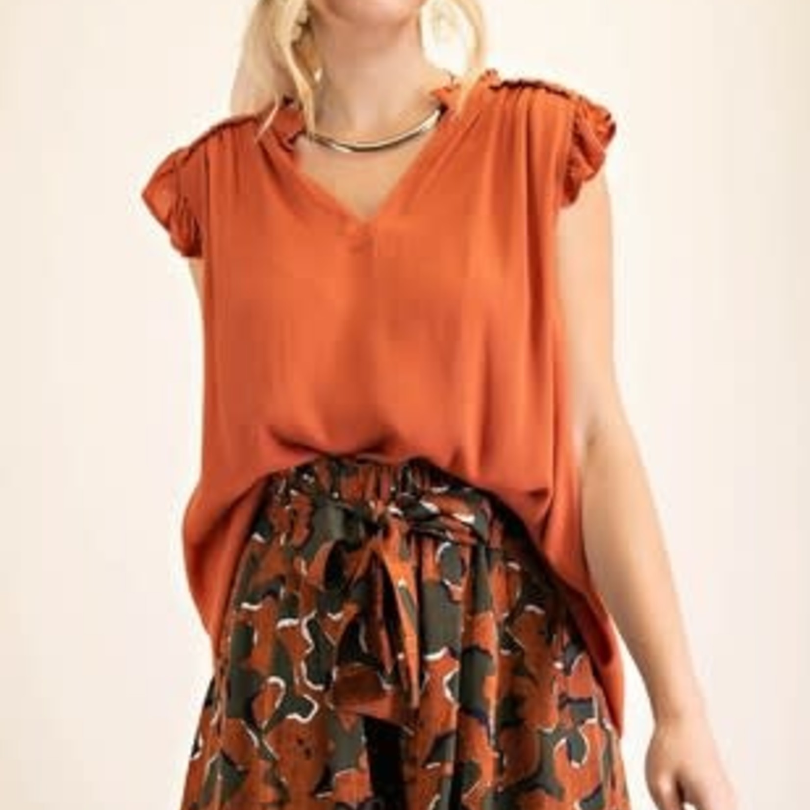 Way to my Heart Cap Sleeve Blouse