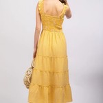 Very J Lemonesque Gingham Dress