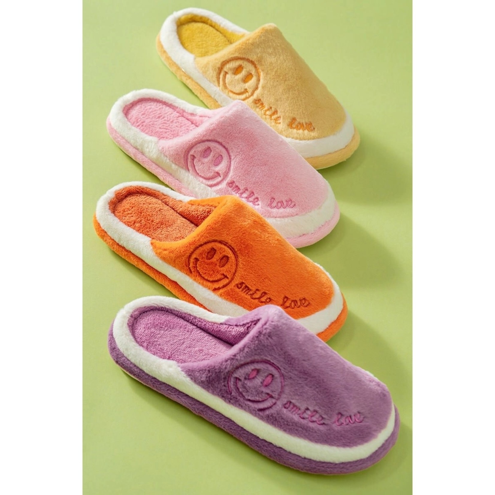 Trend Notes Smiley Face Slippers