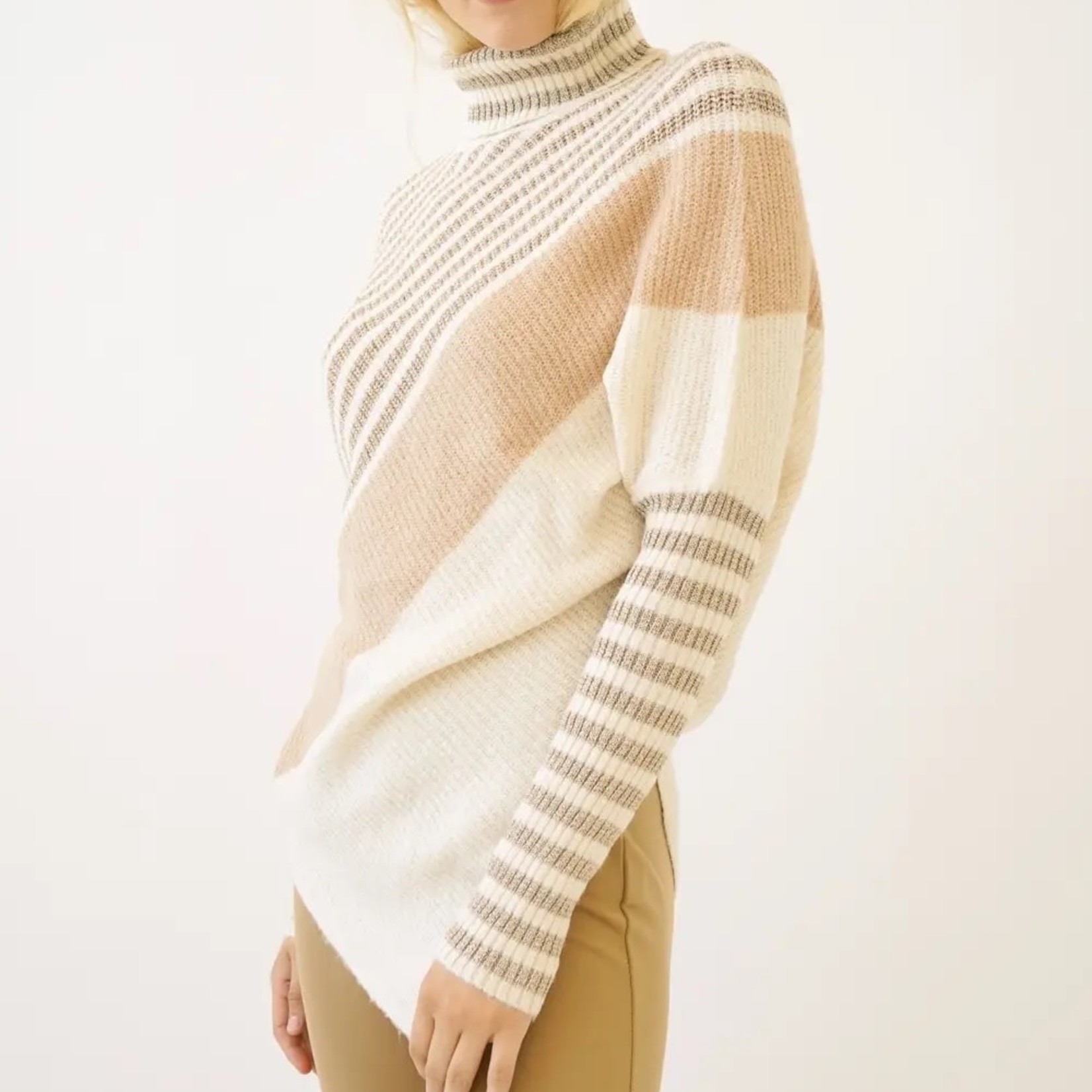 Mystree Carolyn Asymmetrical Sweater