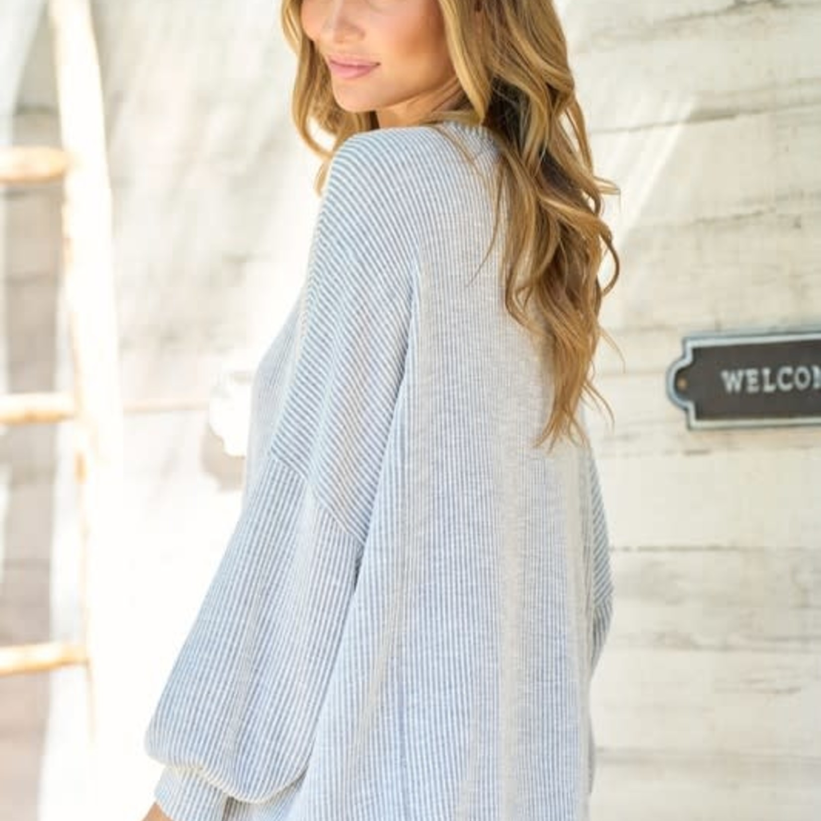Hailey and Co. Easy Like Sunday Mornings Top