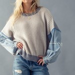 Trend Notes Chelsea Denim Sweater