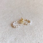 GoldFi Pearlesque Mini Hoops