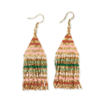 Ink and Alloy Lexie Beaded Fringe Earrings