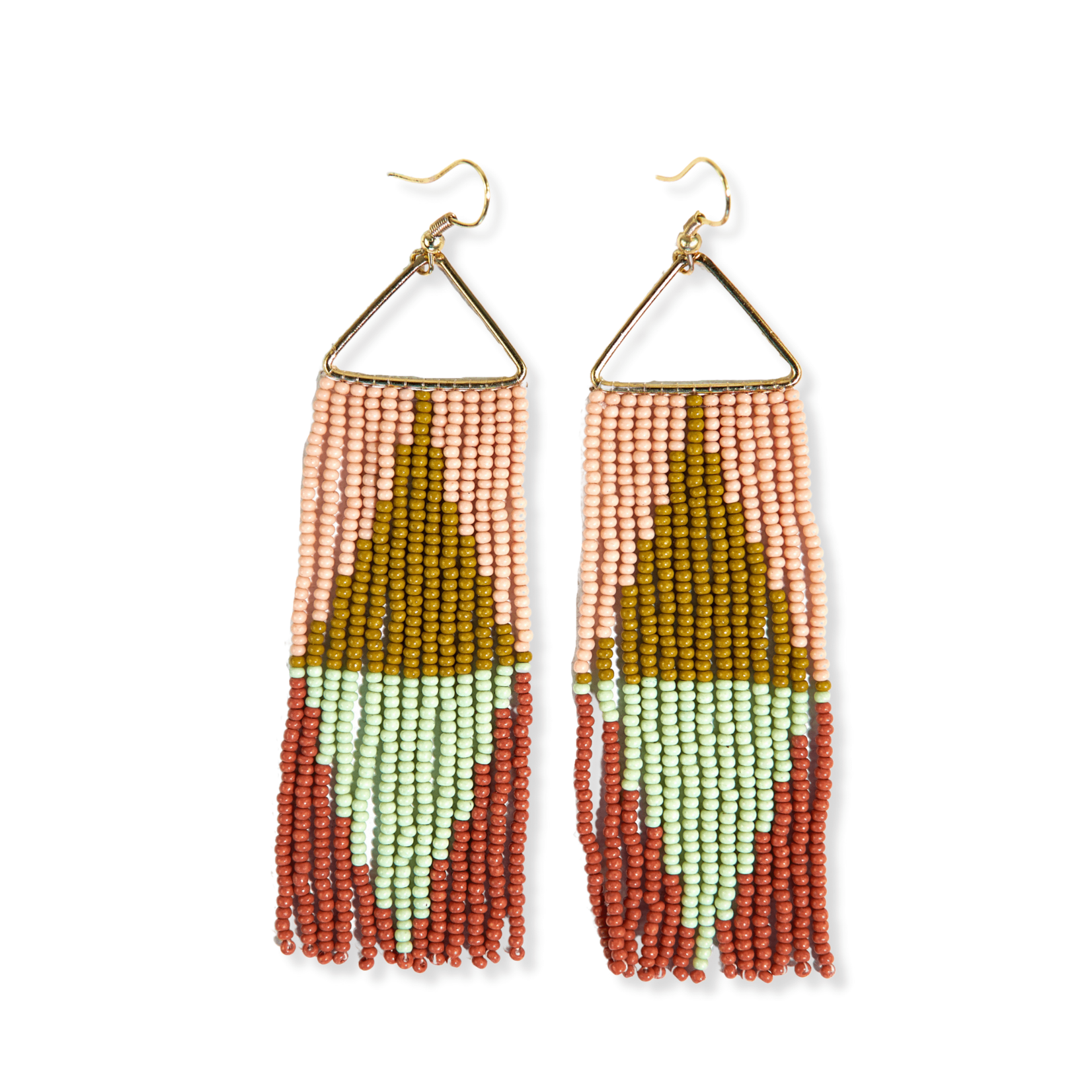 Ink and Alloy Brooke Fringe Earrings