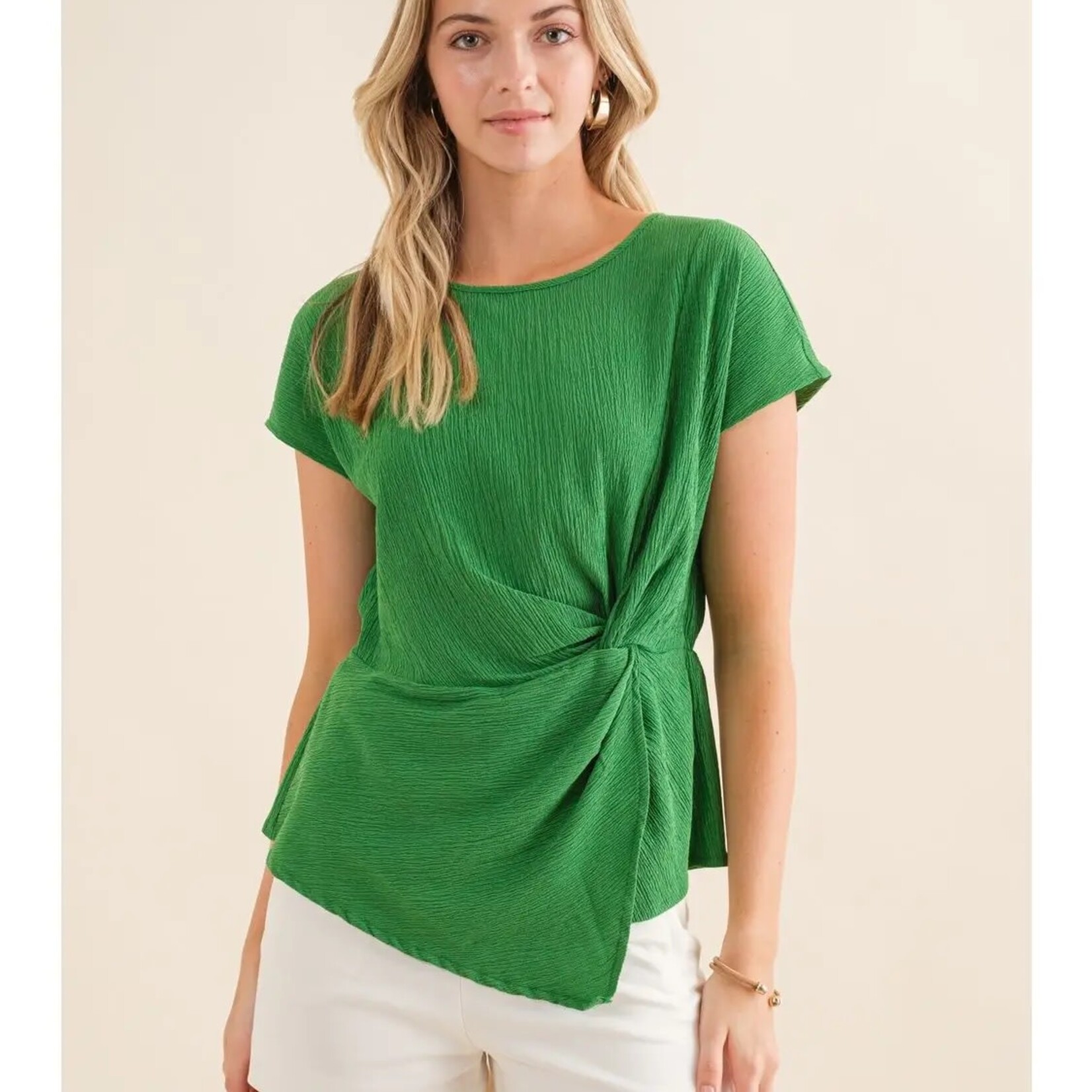Cozy Co. Kary Knotted Top