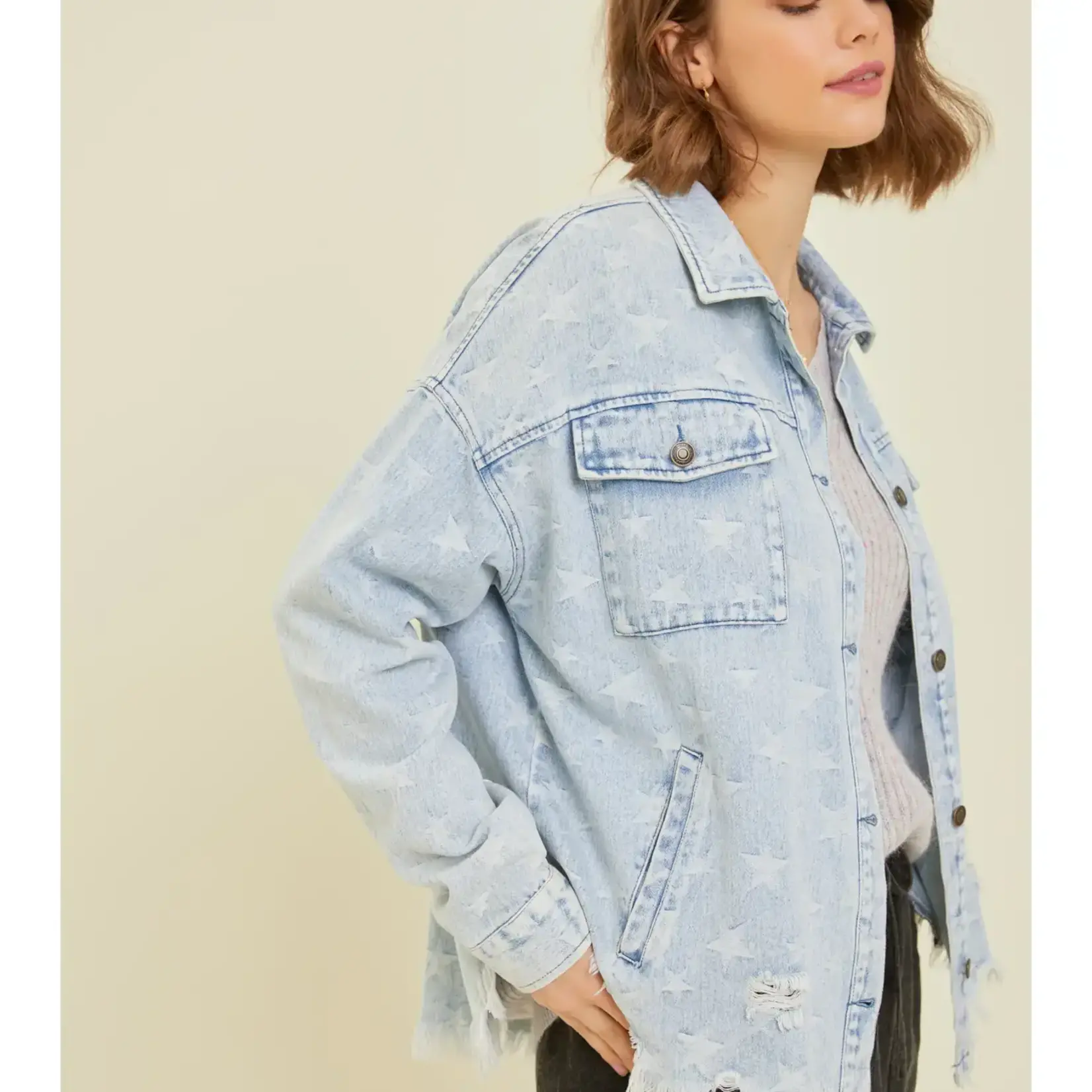 Heyson Delilah Denim Stars Jacket