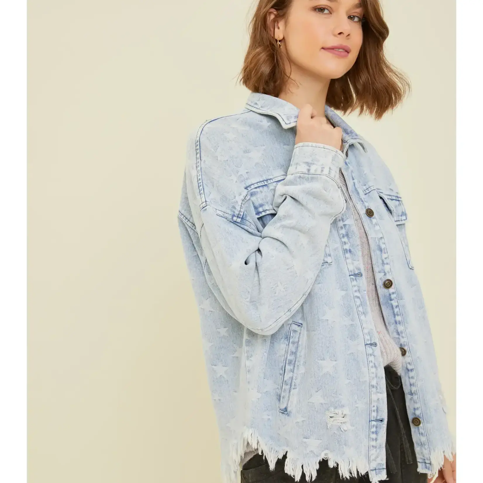 Heyson Delilah Denim Stars Jacket