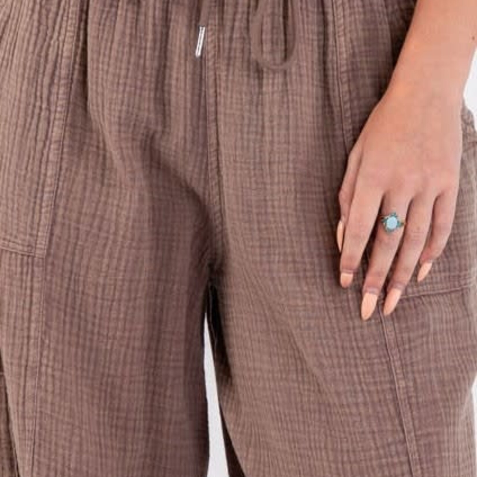 Blue Velvet Ariana  Linen Pocket Pants