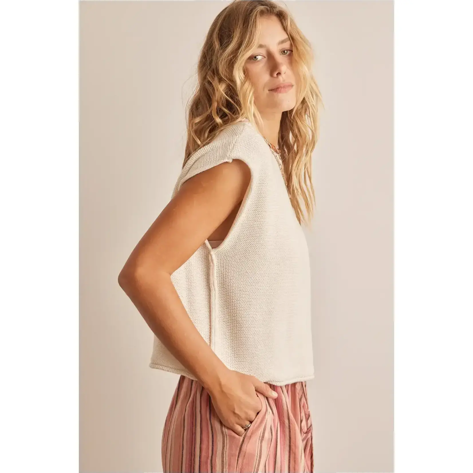 Sage and Fig Harlow Sweater Vest Tank