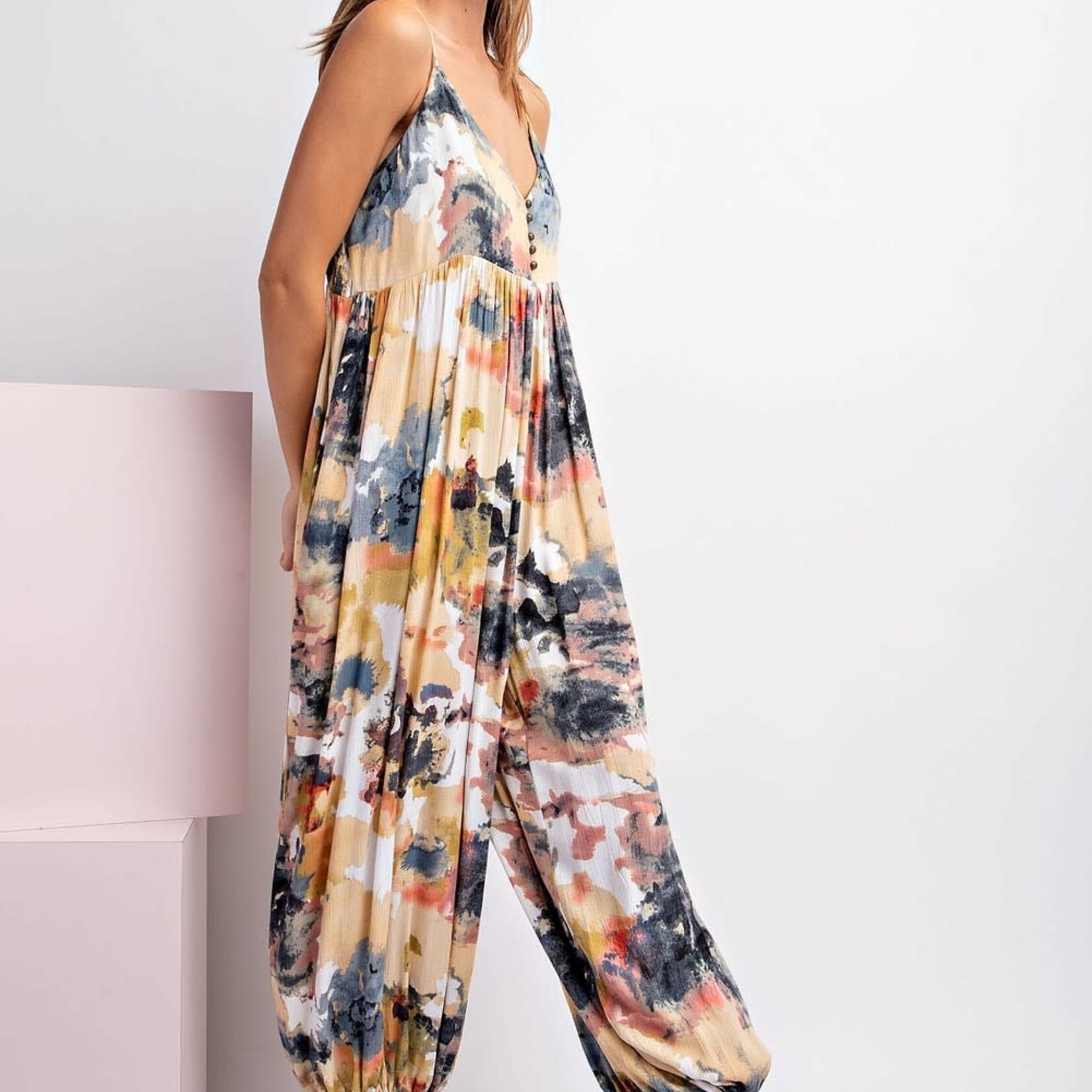 eesome Renee Tie Dye Jumpsuit