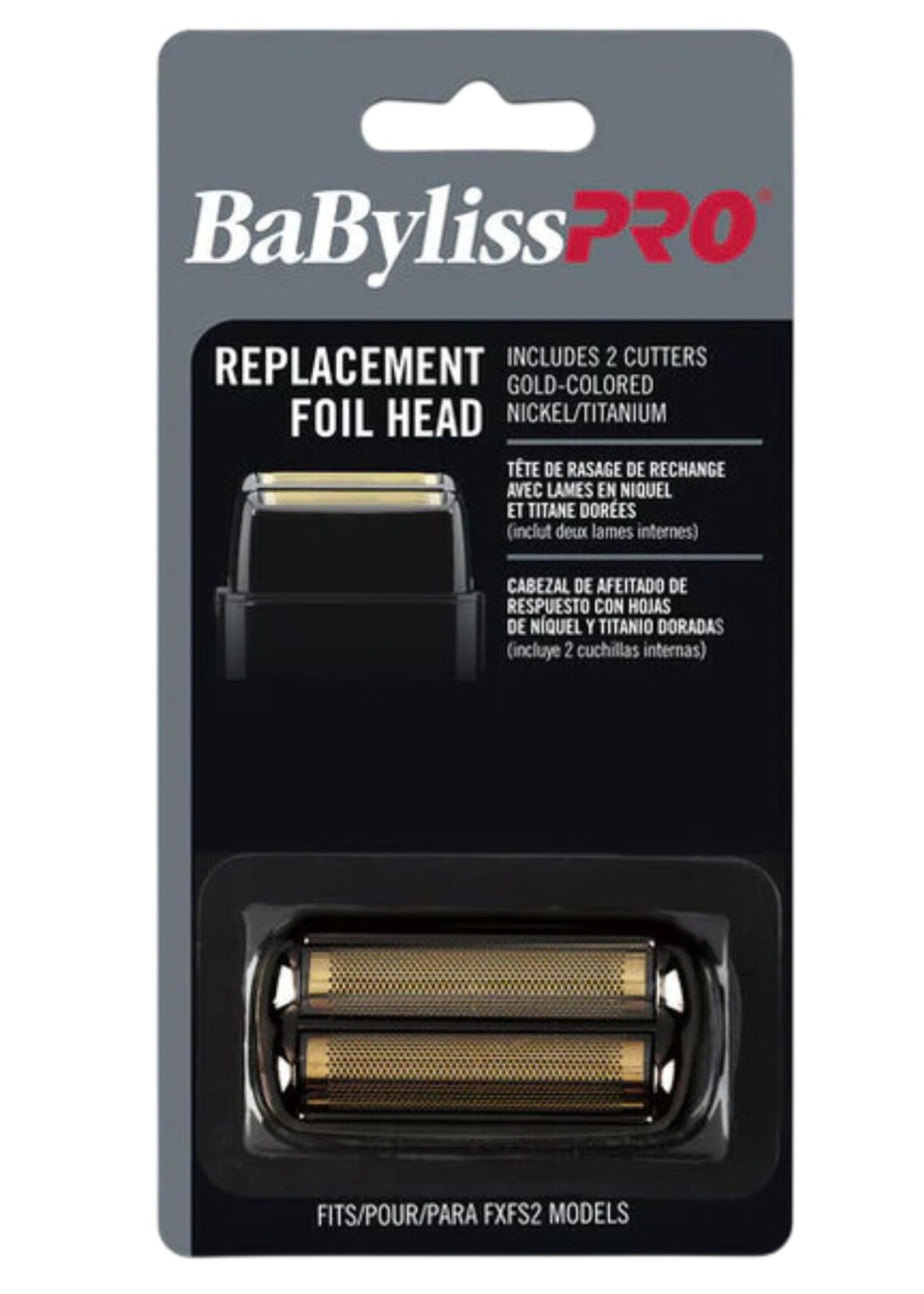 BABYBLISS Babyliss Pro Replacement Foil & Cutters - Black FXRF2B