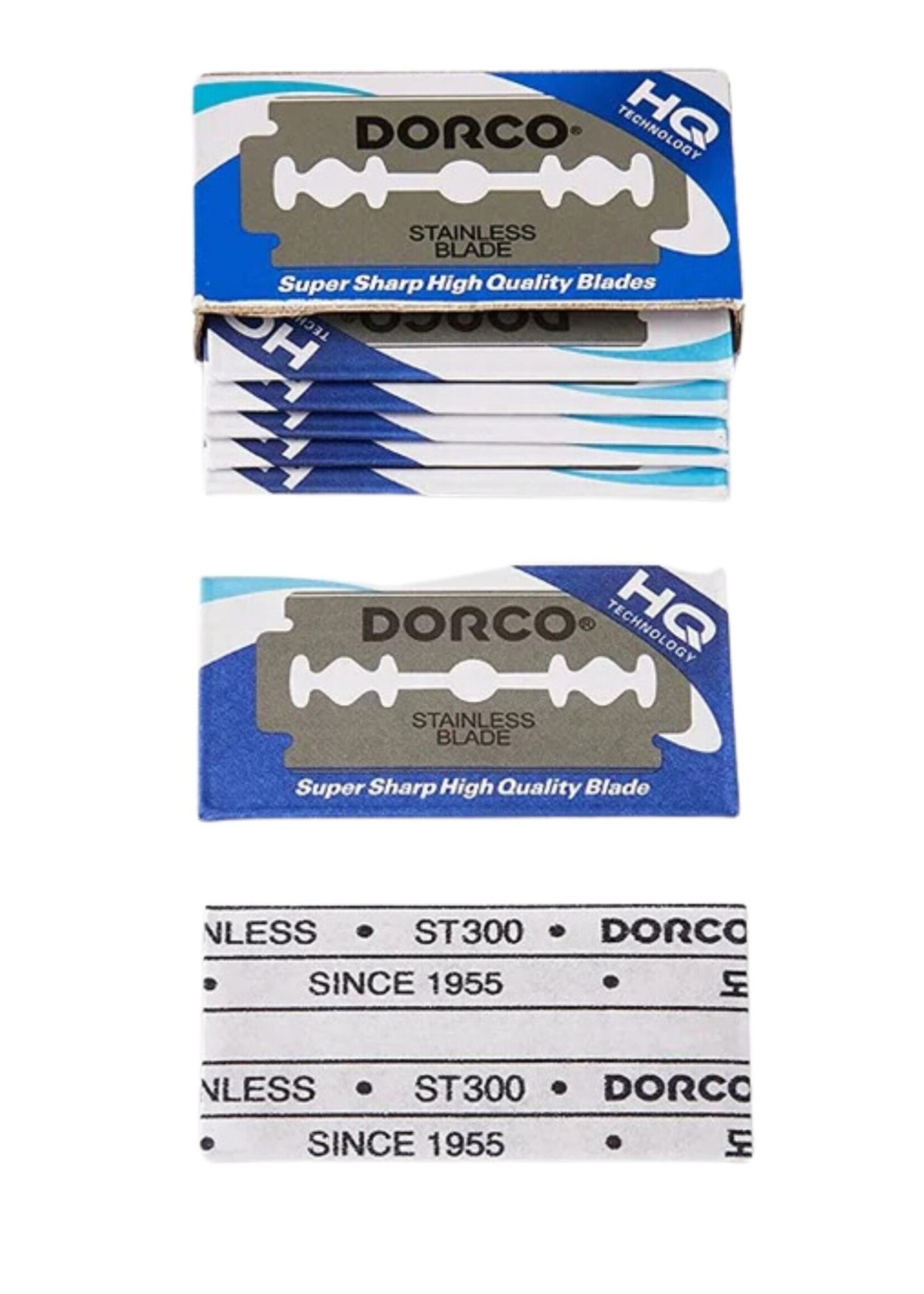DORCO Dorco ST300 Platinum Extra Double Edge Razor Blades - 100 Count