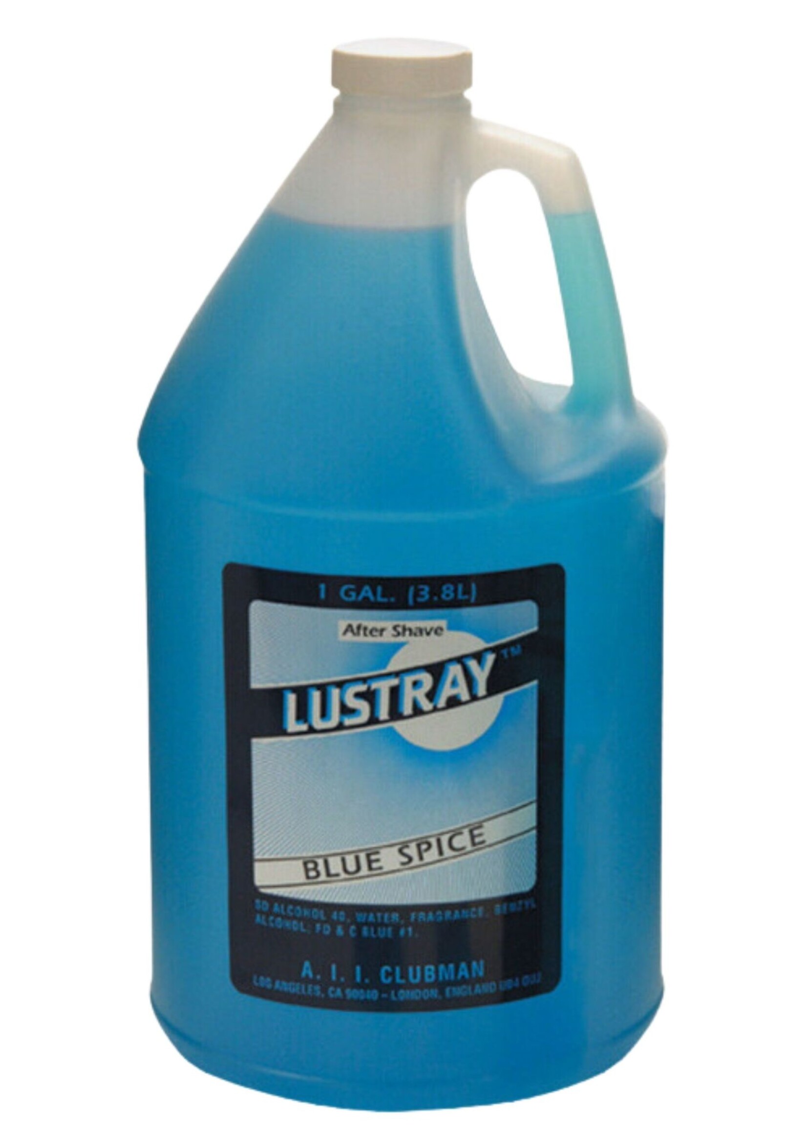 CLUBMAN Lustray Blue Spice Aftershave - Gallon