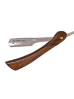 Scalpmaster Straight Razor - Wood Handle