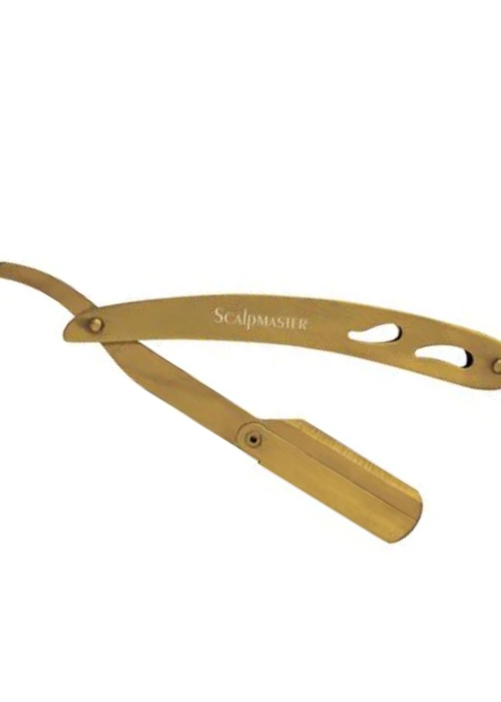 Scalpmaster Barber Razor - Gold
