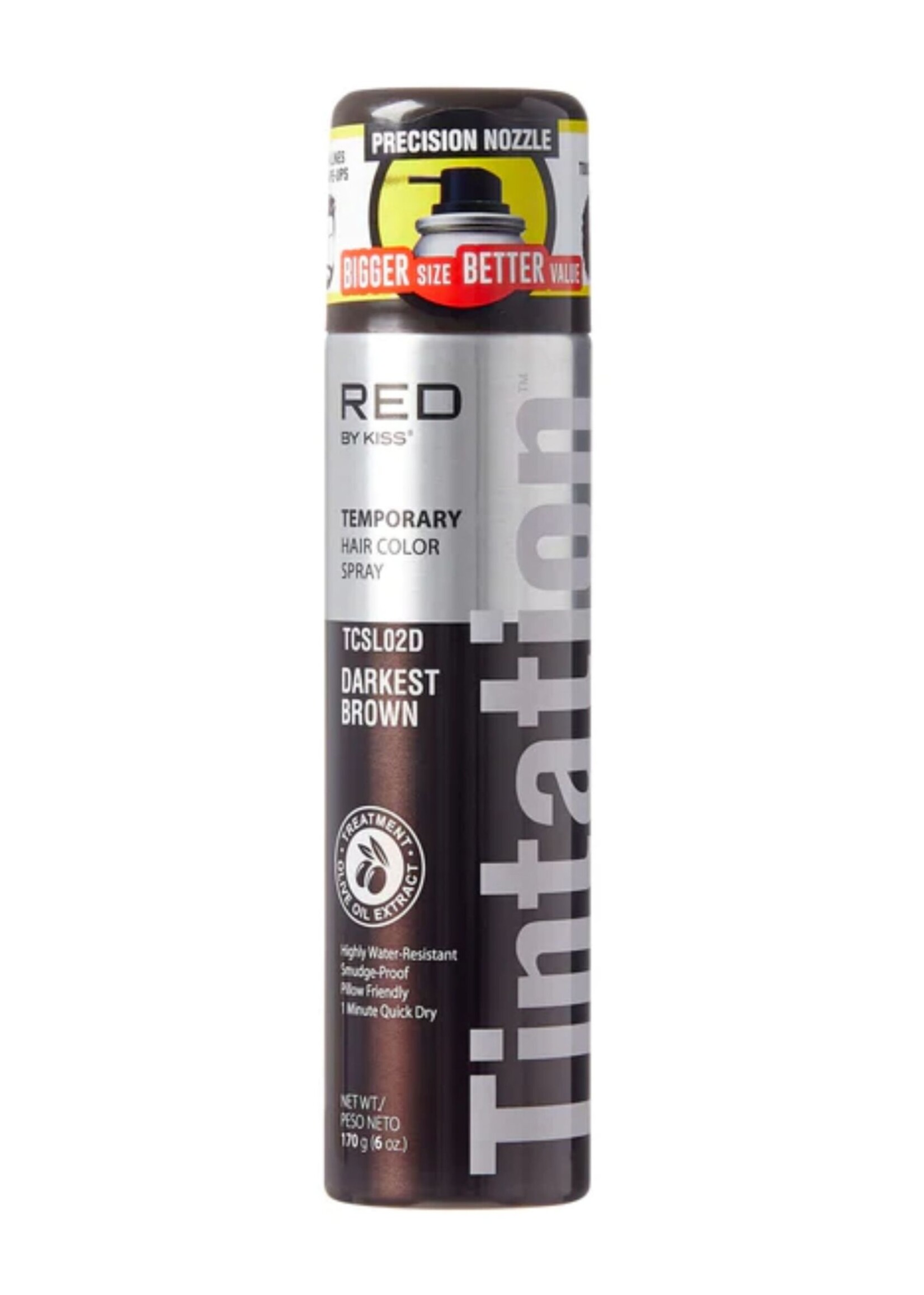 Tintation Temporary Hair Color 6 oz. Spray - Darkest Brown