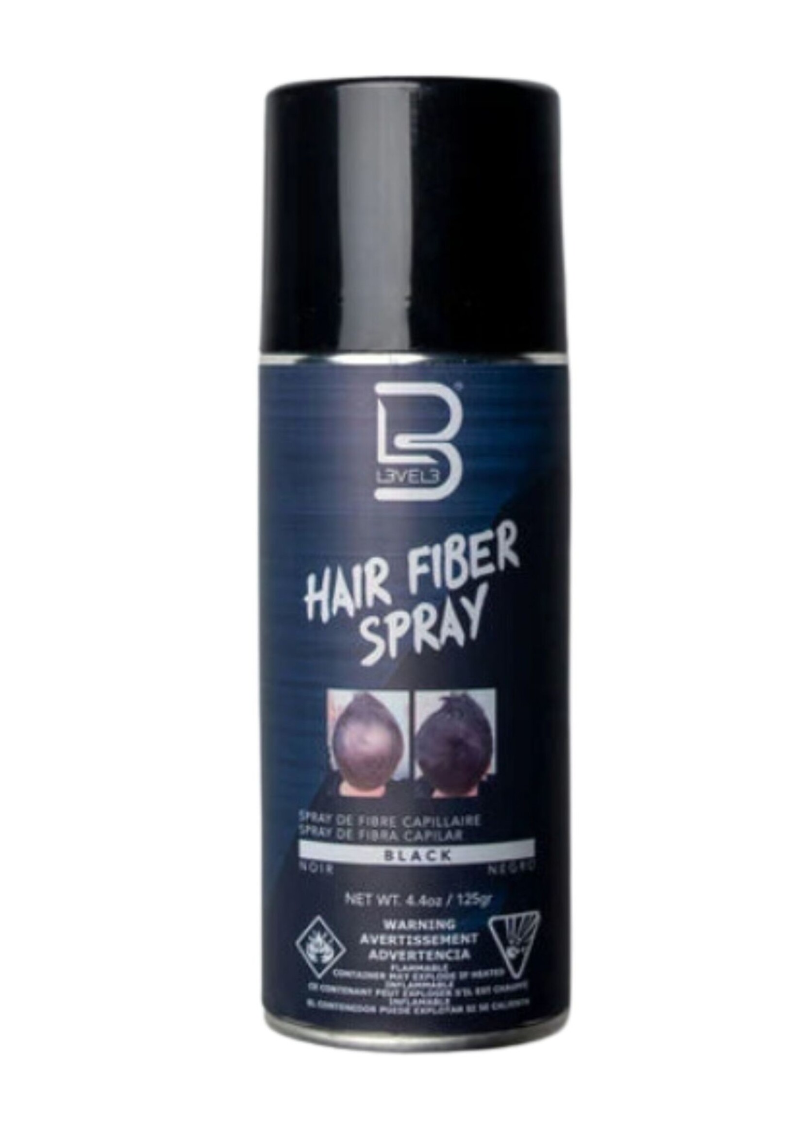L3VEL 3 L3VEL 3 Hair Fiber Spray - Black
