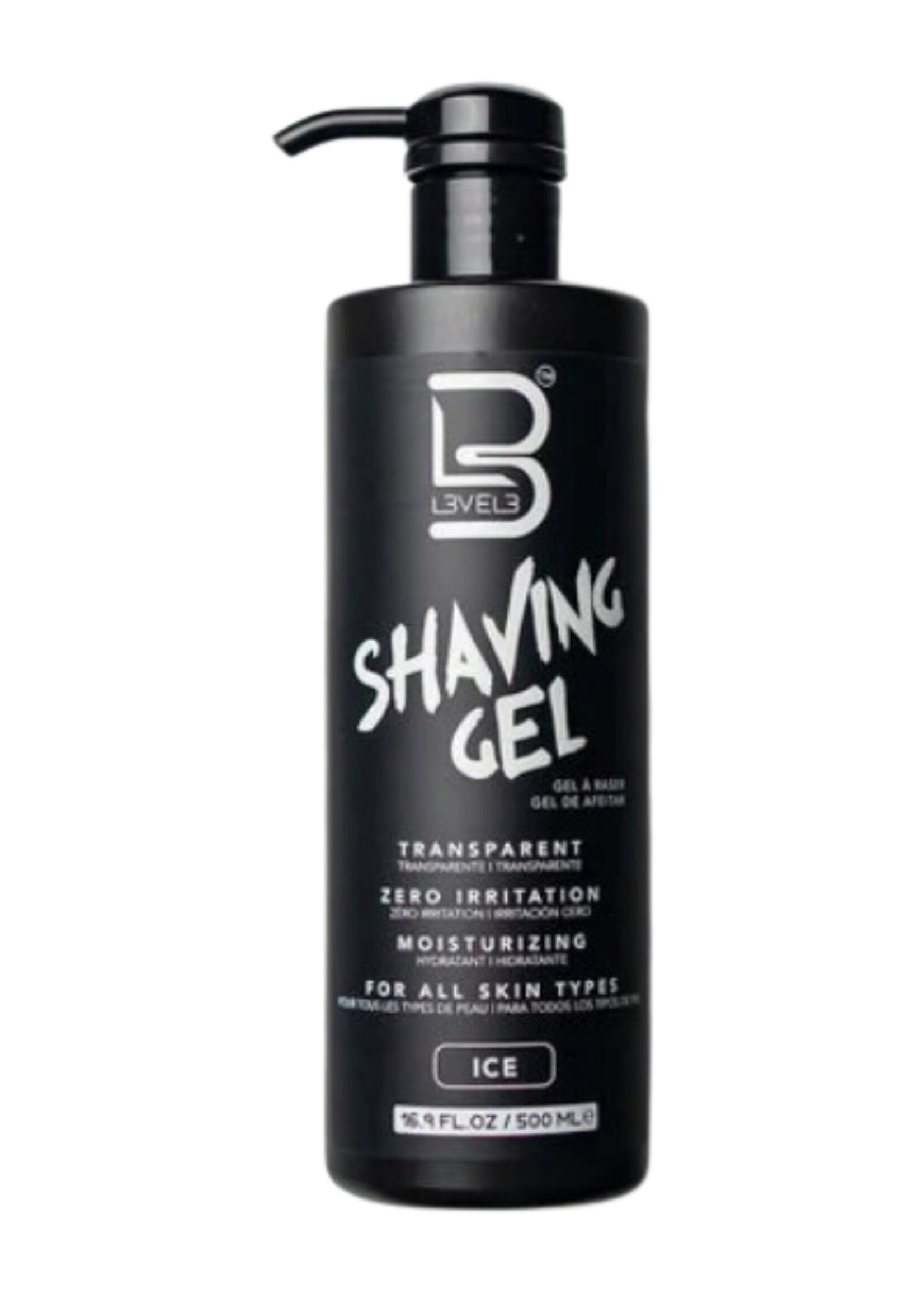 L3VEL 3 L3VEL 3 Shaving Gel - Ice - 16.0 oz