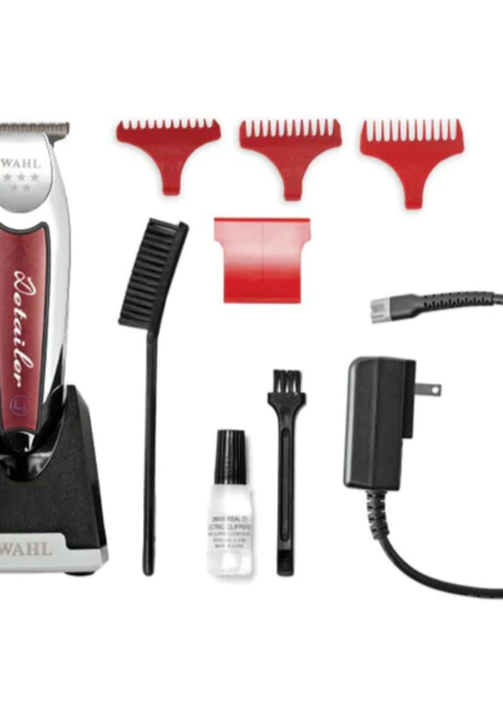 WAHL Wahl 5 Star Detailer Li Cordless Trimmer - Silver & Burgundy