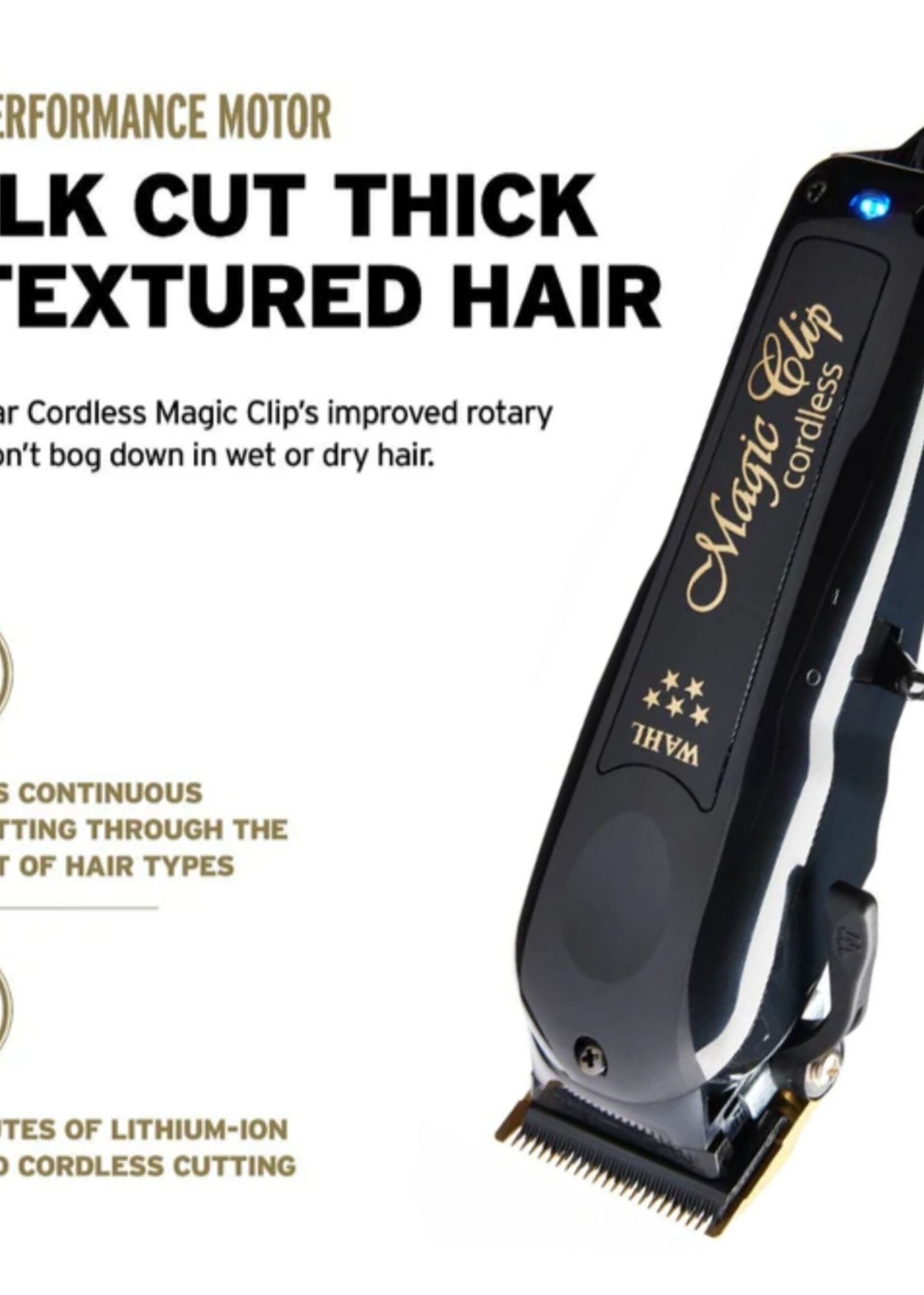 WAHL Wahl 5-Star Cordless Barber Combo - Magic Clip & Detailer - Black