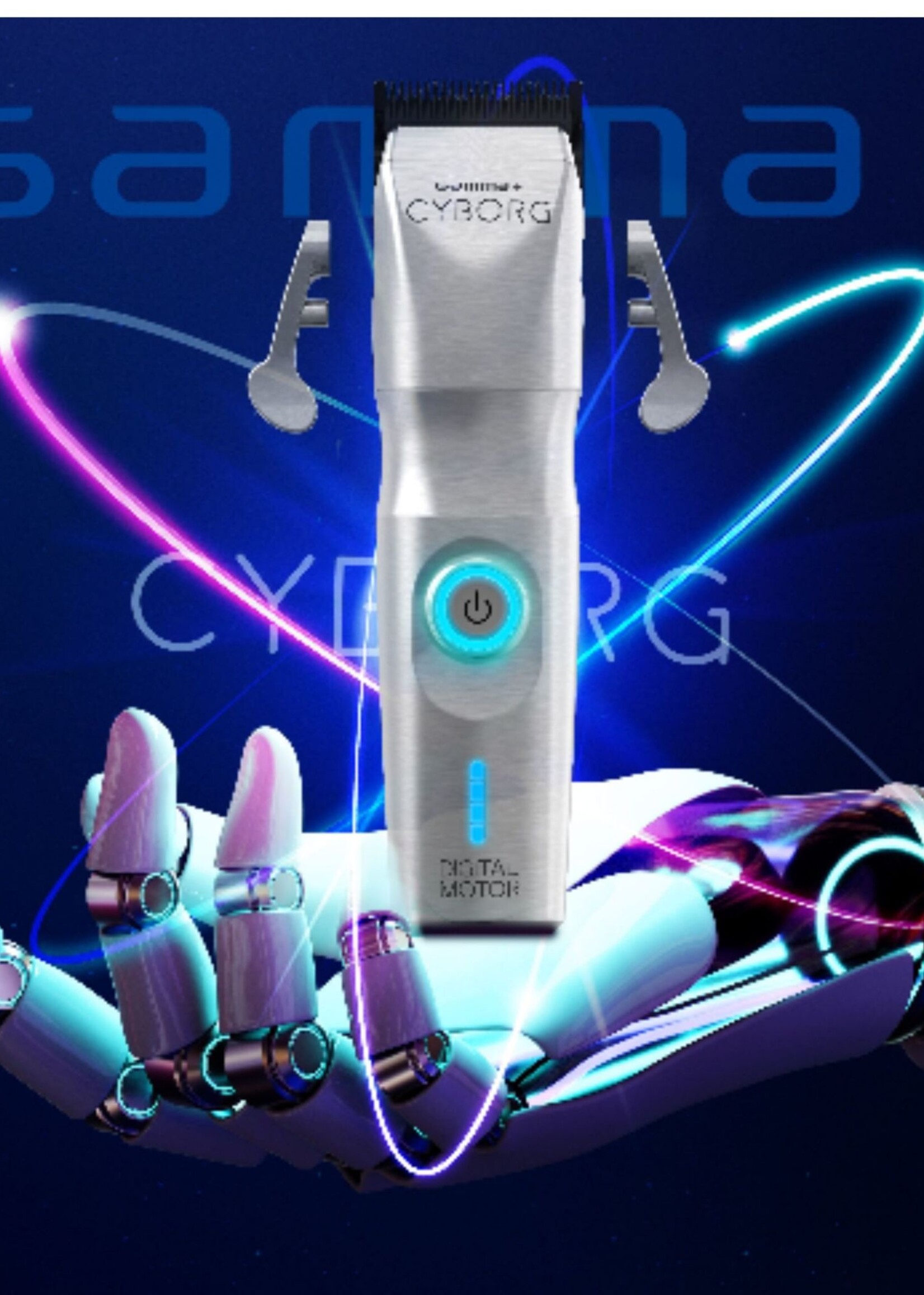 GAMMA Gamma+ Cyborg Metal Cordless Clipper