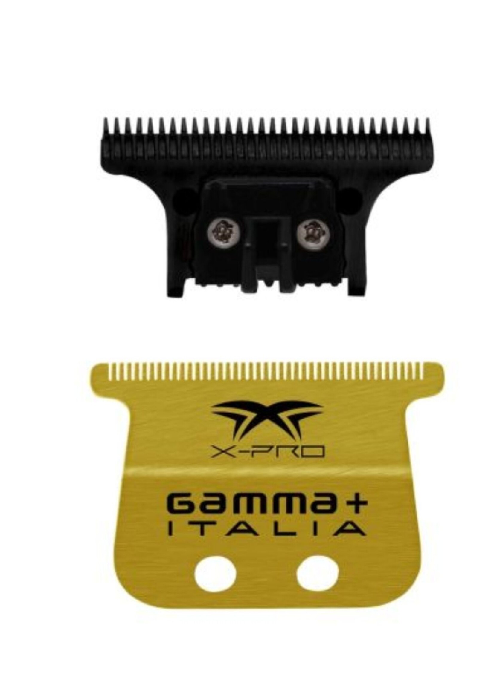 GAMMA Gamma+ X-Pro Wide Gold Titanium Fixed & DLC The One Cutting Blade Set