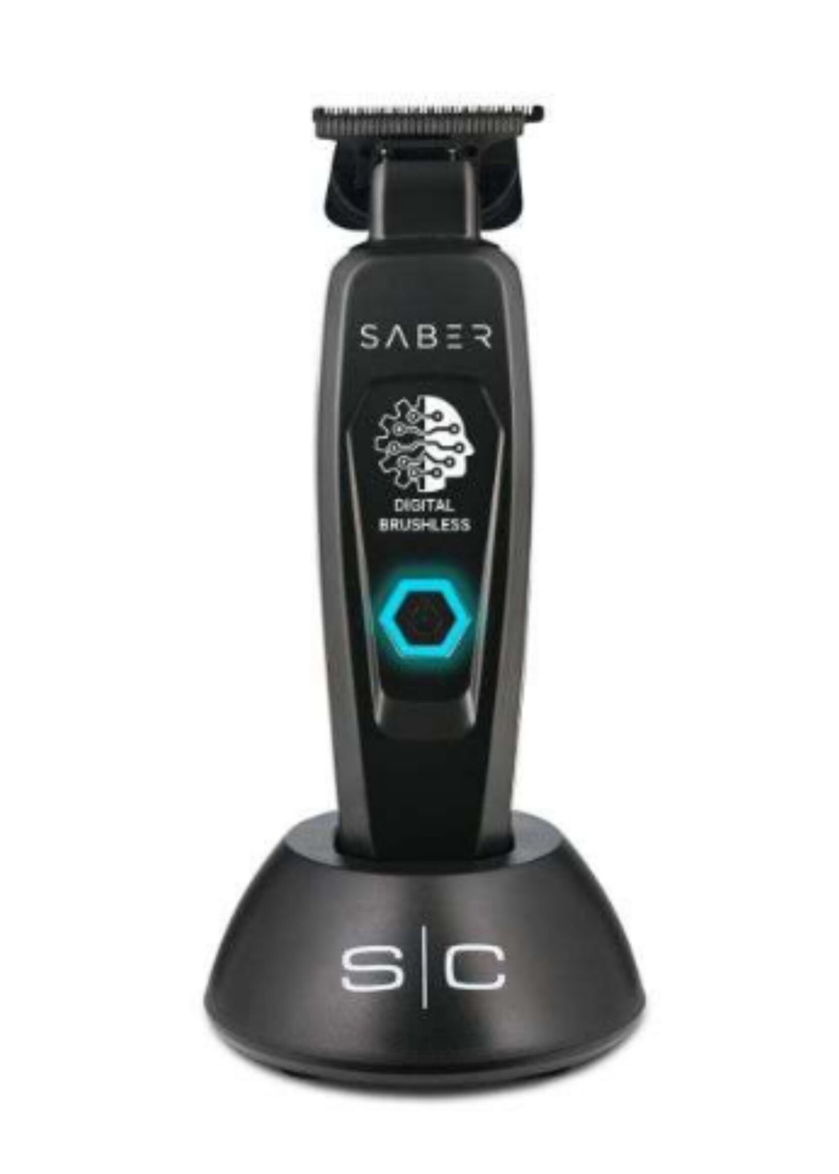 STYLECRAFT StyleCraft Saber Professional Full Metal Body Digital Brushless Motor Black Trimmer