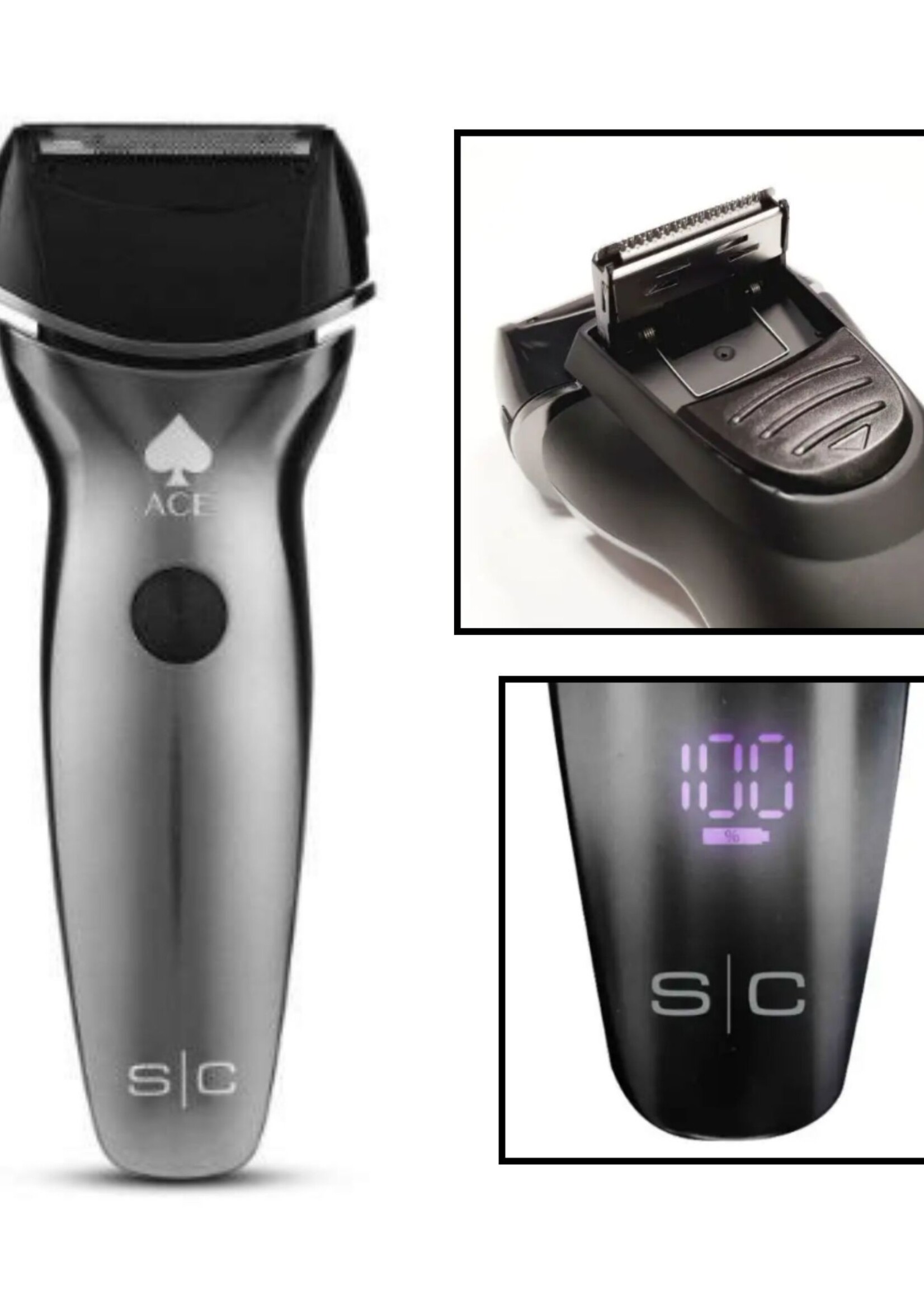 STYLECRAFT StyleCraft Ace Waterproof Electric Shaver with Integrated Pop-Up Trimmer