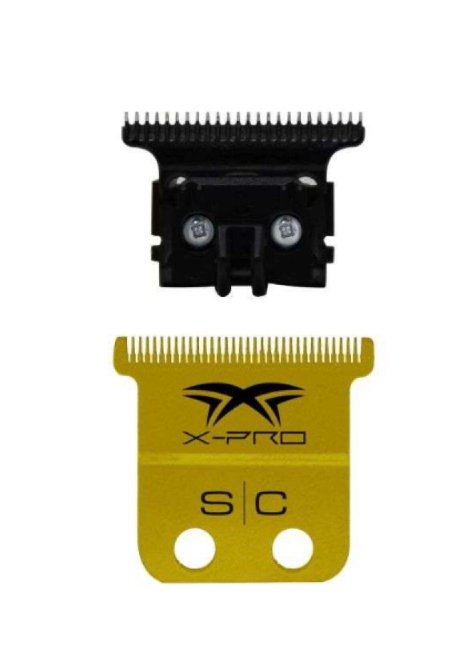 STYLECRAFT StyleCraft Fixed X-Pro Precision Gold Titanium Trimmer Blade with Black Diamond Carbon DLC The One Precision Deep Tooth Cutter Set