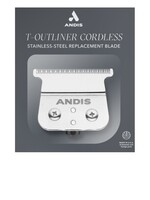 ANDIS Cordless T-Outliner Li Replacement Deep Tooth GTX Blade - Stainless Steel