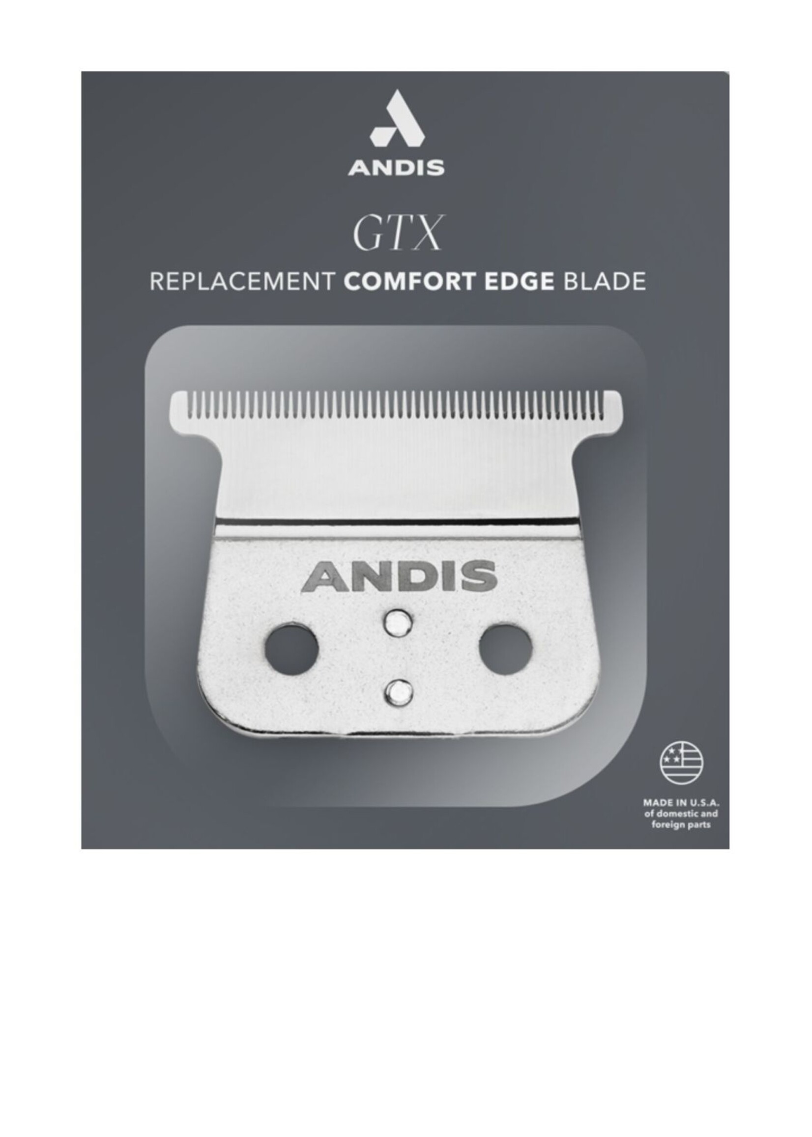 ANDIS Andis GTX Deep Tooth T-Outliner® Replacement Blade - Carbon Steel