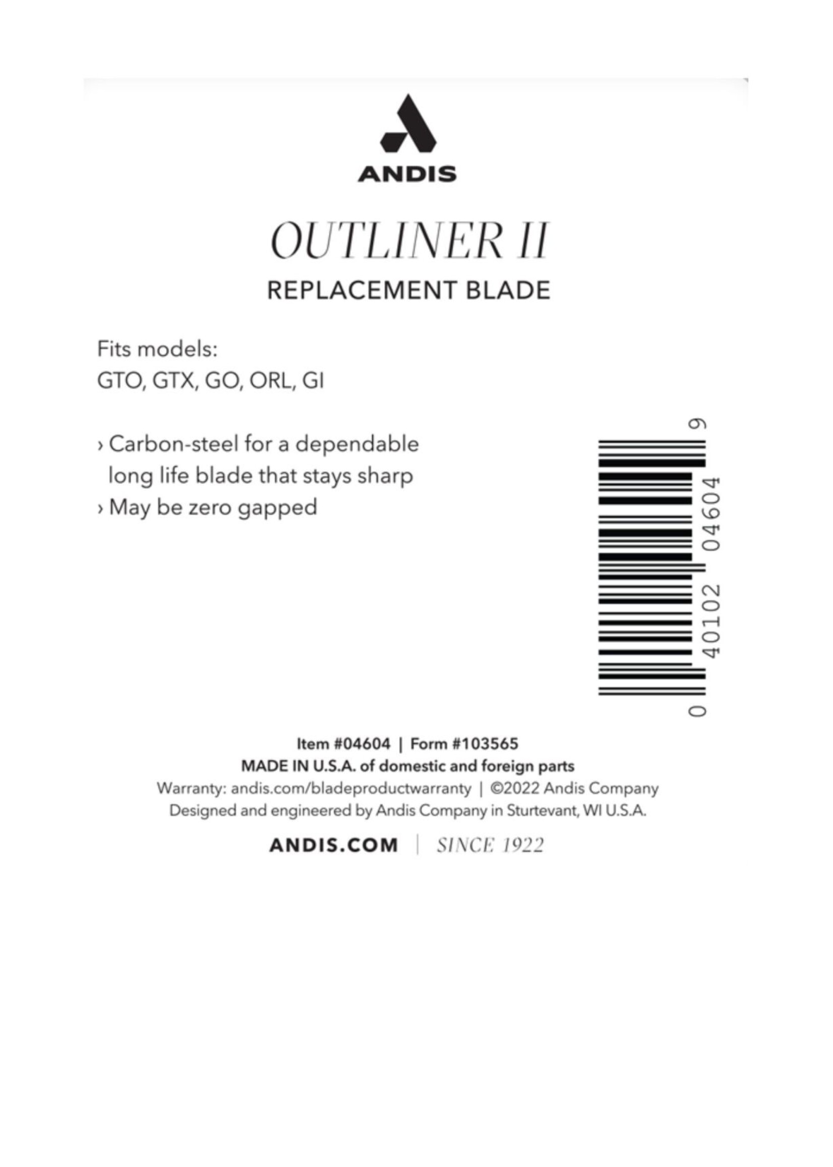 ANDIS Andis Outliner® II Replacement Blade