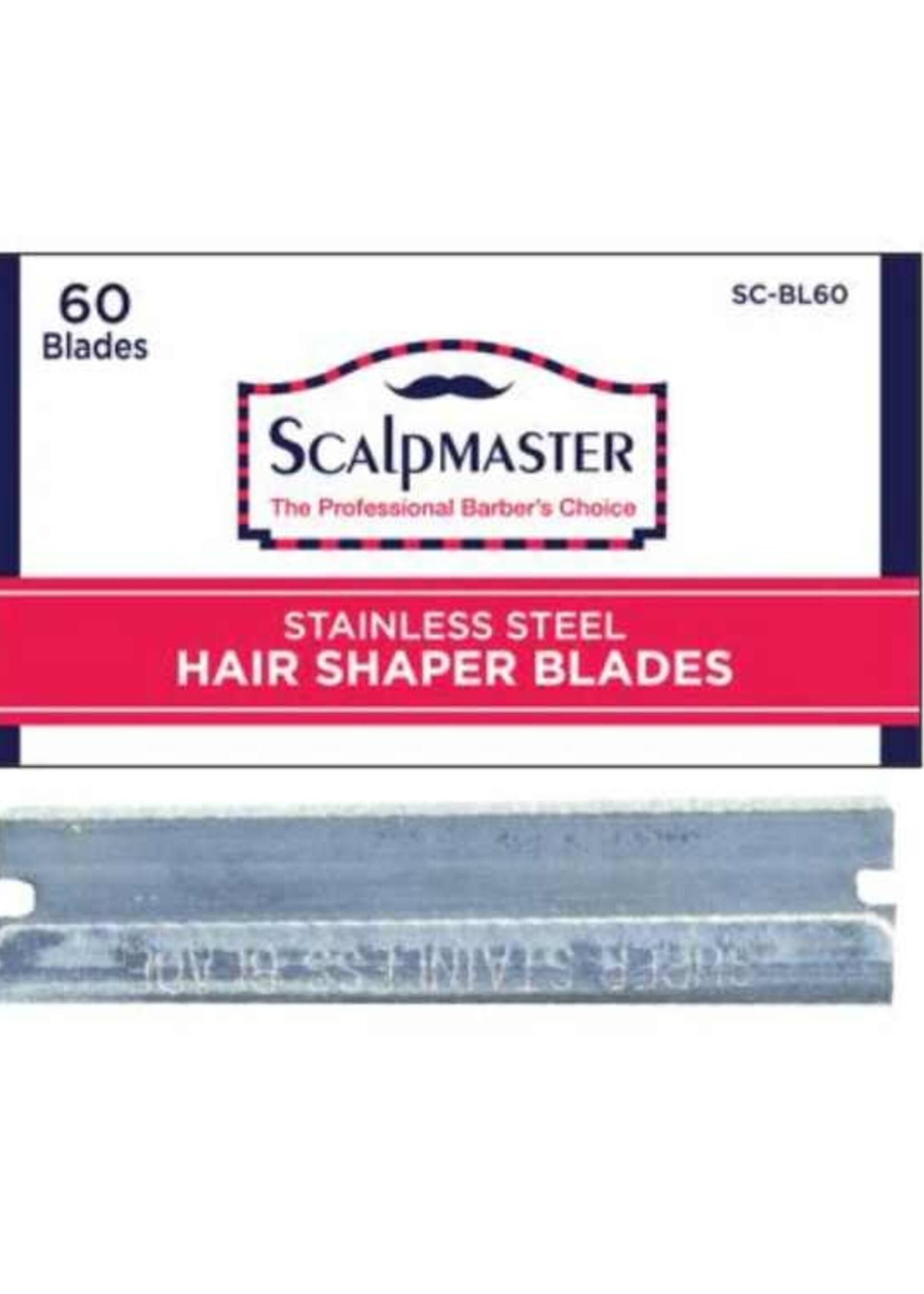 Scalpmaster Stainless Steel Hair Shaper Blades