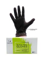 Colortrak Collection Nitrile Gloves - Black