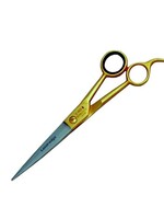 C-MON Pinnacle 24K Gold Serrated Edge Shear -  7.5"