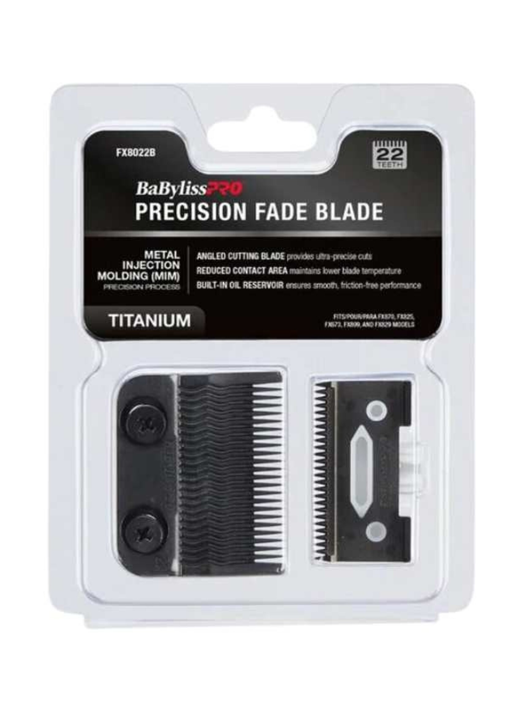 BABYBLISS BaBylissPRO Titanium Metal-Injection Molded Precision Fade Blade