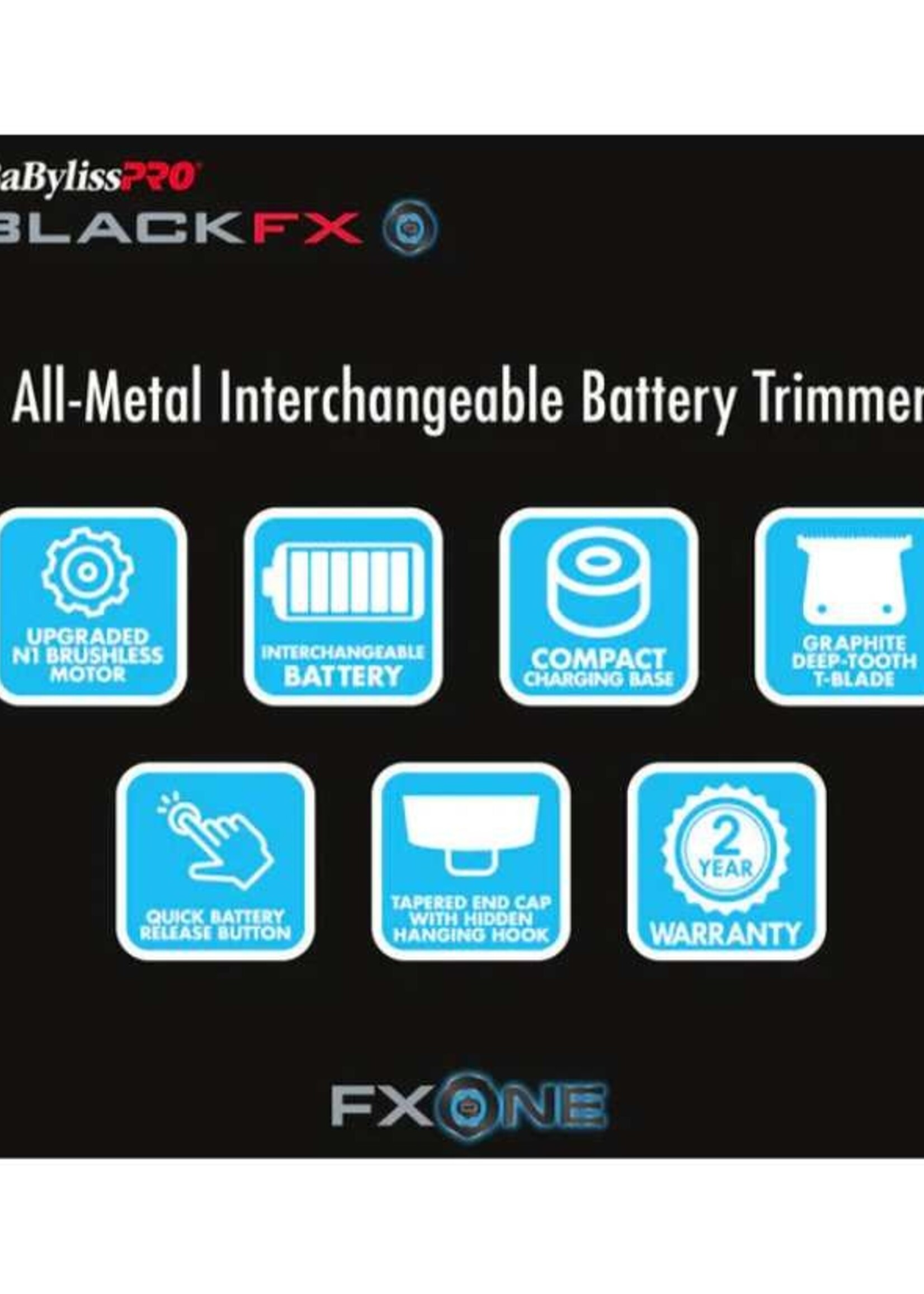 BABYBLISS Babyliss FXOne  Black FX Trimmer - FX799MB