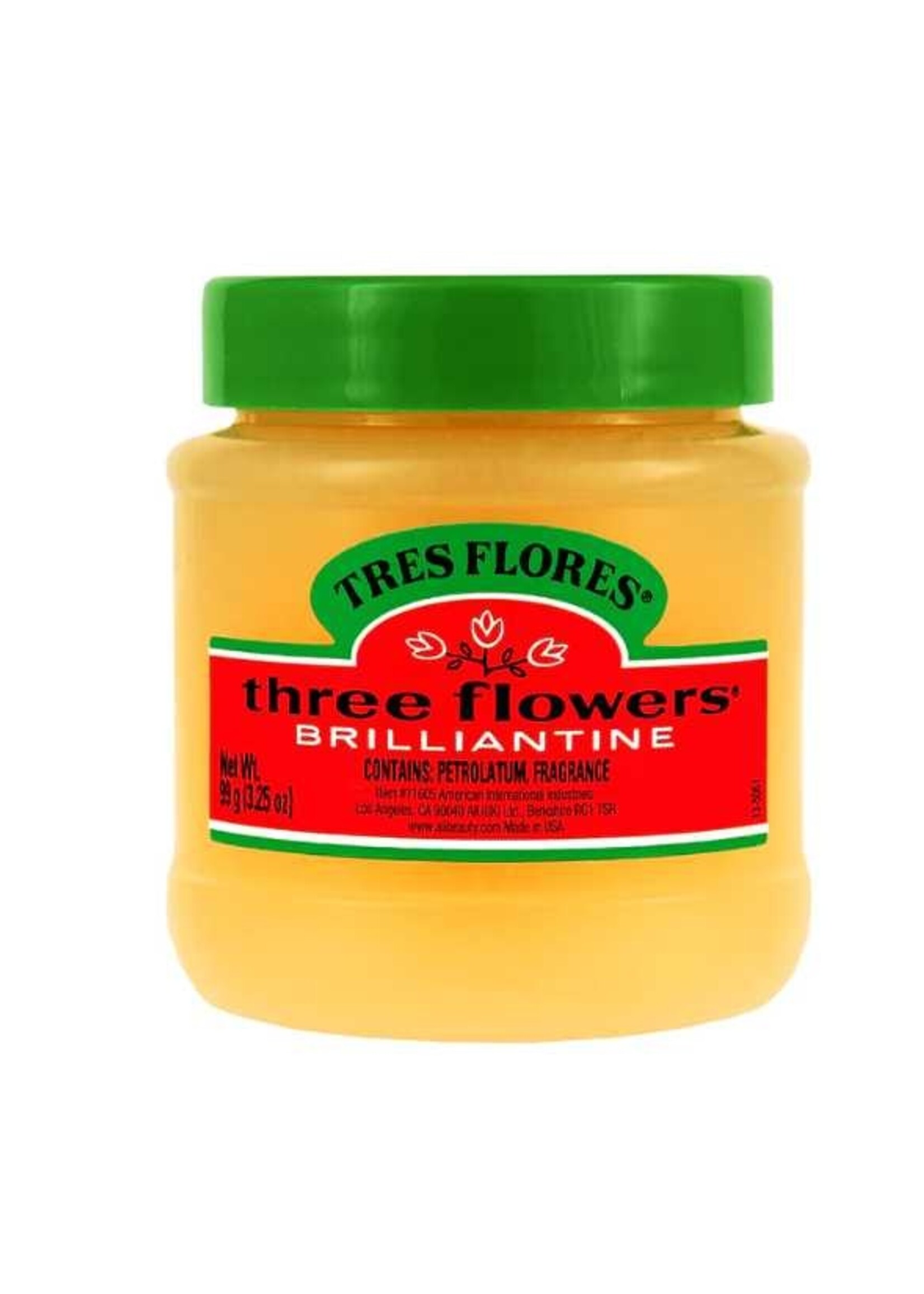 CLUBMAN Tres Flores Brilliantine Solid Pomade - 3.25oz